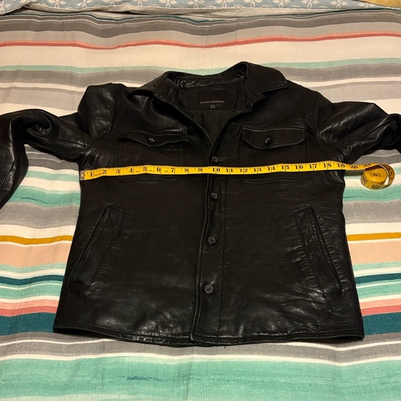 Banana Republic Black Lambskin Jacket - Picture 8 of 12
